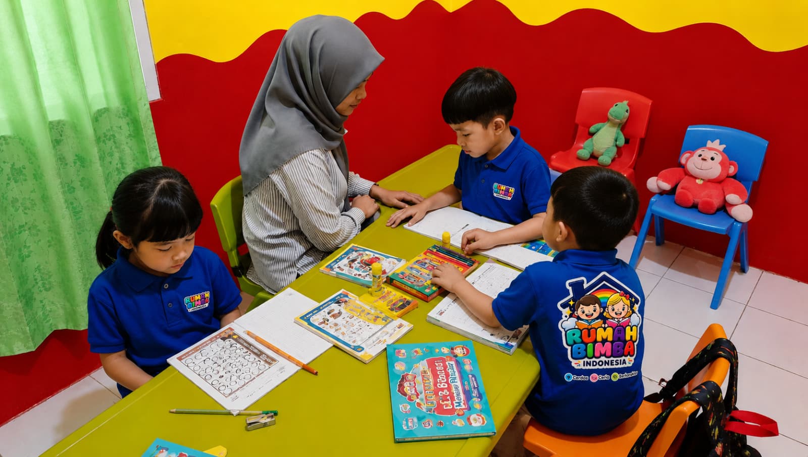 Anak belajar di Rumah BIMBA